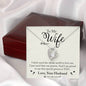 To My WIfe Heart Pendant / Forever Love Necklace / Gift For Wife / Gift For Future Wife / Anniversary Gifts