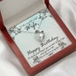 Work -9 Heart Pendant / Forever Love Necklace / Gift For Wife / Gift For Future Wife / Anniversary Gifts