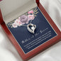 YOU WILL ALWAYS BE THE FIRST - CARD Heart Pendant / Forever Love Necklace / Gift For Wife / Gift For Future Wife / Anniversary Gifts