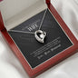 To my gorgeous wife-If I had to choose Heart Pendant / Forever Love Necklace / Gift For Wife / Gift For Future Wife / Anniversary Gifts