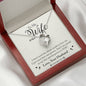 To My WIfe Heart Pendant / Forever Love Necklace / Gift For Wife / Gift For Future Wife / Anniversary Gifts