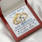 TO MY WIFE RINGS CARD Heart Pendant / Forever Love Necklace / Gift For Wife / Gift For Future Wife / Anniversary Gifts