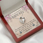 Marine wife.. Heart Pendant / Forever Love Necklace / Gift For Wife / Gift For Future Wife / Anniversary Gifts