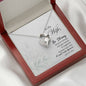 To my Wife-Be strong Heart Pendant / Forever Love Necklace / Gift For Wife / Gift For Future Wife / Anniversary Gifts