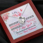To Wife you make me smile Heart Pendant / Forever Love Necklace / Gift For Wife / Gift For Future Wife / Anniversary Gifts