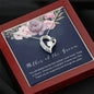YOU WILL ALWAYS BE THE FIRST - CARD Heart Pendant / Forever Love Necklace / Gift For Wife / Gift For Future Wife / Anniversary Gifts