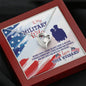 To My Milatary wife Heart Pendant / Forever Love Necklace / Gift For Wife / Gift For Future Wife / Anniversary Gifts