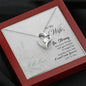 To my Wife-Be strong Heart Pendant / Forever Love Necklace / Gift For Wife / Gift For Future Wife / Anniversary Gifts
