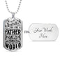 Dog Tag Necklace for Father, Luxury Military Dog Tag Necklace For Dad