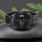 To The Greatest Dad Watch / Engraved Design Black Chronograph Watch