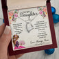 To My Daughter Message Card Gift Necklace from Mom / Daughter Birthday, Graduation, Valentines's Day. Christmas, Confirmation Present