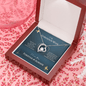 To My Gorgeous Wife Gift Necklace, Forever Love Necklace, Valentine's day Gift Necklace for Wife, Anniversary Gift Necklace for Her