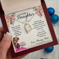 To My Daughter Message Card Gift Necklace from Mom / Daughter Birthday, Graduation, Valentines's Day. Christmas, Confirmation Present