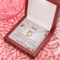 To My Beautiful Mom, Happy Mother's Day Gift Necklace, To Mom from Daughter, Mother's Day Gift Necklace