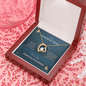 To My Gorgeous Wife Gift Necklace, Forever Love Necklace, Valentine's day Gift Necklace for Wife, Anniversary Gift Necklace for Her