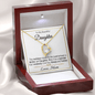 To My Beautiful Daughter Forever Love Necklace / To My Daughter Gift from Mom