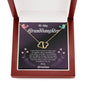 LOVE GRANDMA - CARD 10K Yellow Gold Hearts Necklace with 18Pave Set Diamonds