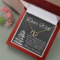 STARS AND MOON 10K Yellow Gold Hearts Necklace with 18Pave Set Diamonds