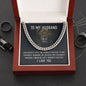 Cuban Link Chain Necklace, 14K Yellow Gold Over Stainless Steel