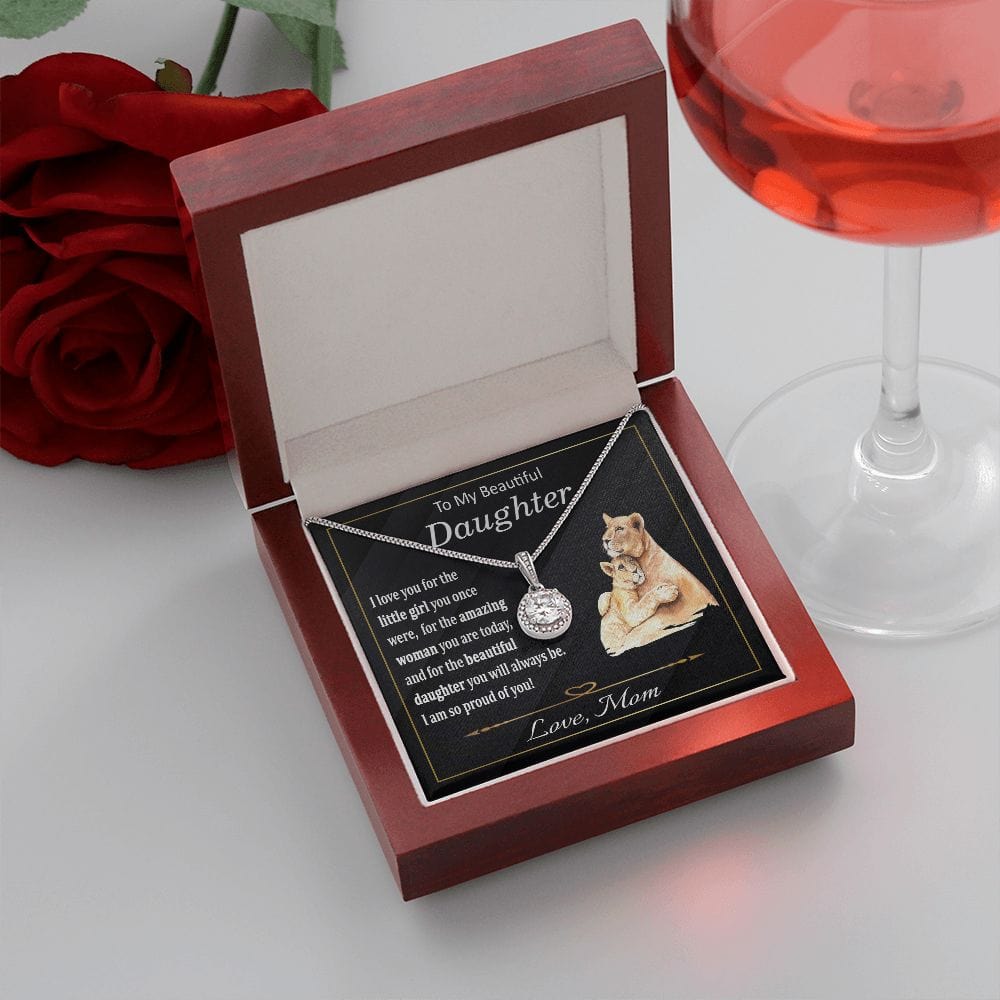 To My Daughter Necklace / Eternal Hope Necklace for Daughter / To Daughter from Mom Necklace