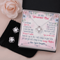 To My Wonderful Mom Love Knot Earring & Necklace Set