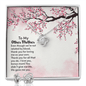 To My Other Mother Gift Necklace, Love Knot Earring & Necklace Set
