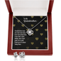 grandmother Love Knot Earring & Necklace Set