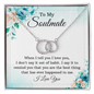 To My Soulmate Message Card Necklace, Gift Necklace for Wife, Gift Necklace for Girlfriend