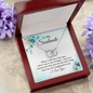 To My Soulmate Message Card Necklace, Gift Necklace for Wife, Gift Necklace for Girlfriend