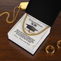 Cuban Link Chain For Son, Class Of 2023 Graduation Gift for Son, Message Card Jewelry For Him, High School Graduation Gift for Son, College Graduation Gift from Mom and Dad