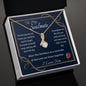 To My Soulmate Gift Necklace, Alluring Beauty Necklace with Meaningful Message Card