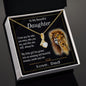 To My Beautiful Daughter Necklace from Dad / Alluring Beauty Pendant / To My Daughter Gift