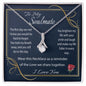 To My Soulmate Gift Necklace, Alluring Beauty Necklace with Meaningful Message Card