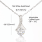 To My Beautiful Daughter Necklace from Mom, To My Daughter