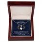 To My Beautiful Daughter Necklace from Mom, To My Daughter