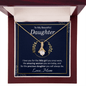 To My Beautiful Daughter Necklace from Mom, To My Daughter