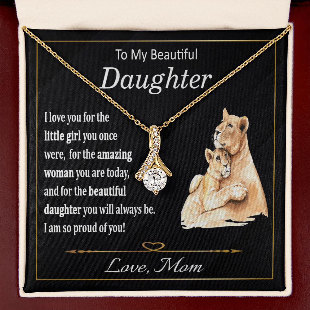 To My Daughter Necklace from Mom