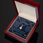 To My Soulmate Gift Necklace, Alluring Beauty Necklace with Meaningful Message Card