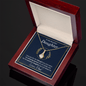 To My Beautiful Daughter Necklace from Dad, To My Daughter