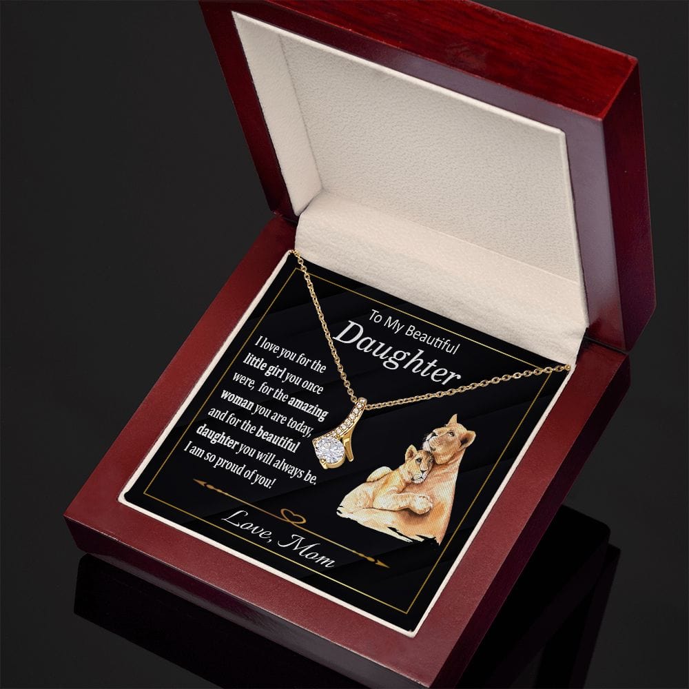 To My Daughter Necklace from Mom