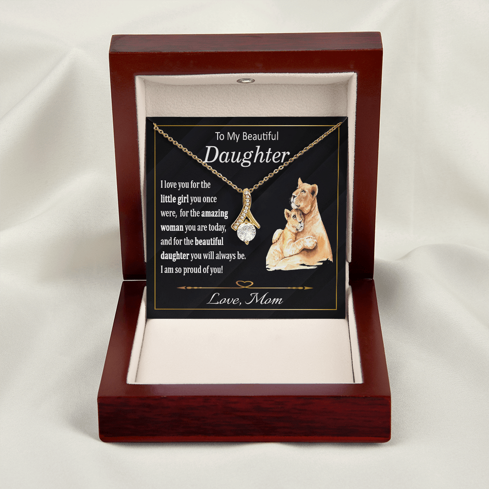 To My Daughter Necklace from Mom