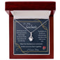 To My Soulmate Gift Necklace, Alluring Beauty Necklace with Meaningful Message Card