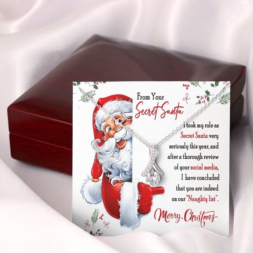 From Your Secret Santa Gift Necklace / Alluring Beauty necklace for Coworker
