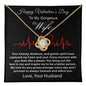 Happy Valentine's Day To My Wife Love Knot Necklace