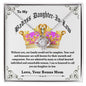 To My Badass Daughter In Law Love Knot Necklace from Bonus Mom