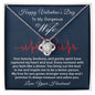 Valentine's Day Gift Necklace for Wife, To My Wife Love Knot Necklace