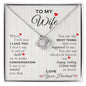 To My Wife Love Knot Necklace, When I tell You I Love You