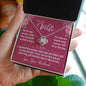 To My Wife Gift Necklace, Love Knot Pendant Necklace with Beautiful Message Card