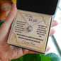 To My Wife Gift Necklace With Heartfelt Message Card, Love Knot Pendant Necklace