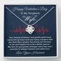 Valentine's Day Gift Necklace for Wife, To My Wife Love Knot Necklace